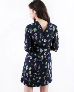La Piscine Paris Robe en crêpe à imprimé floral SVNTY*Femme Robes