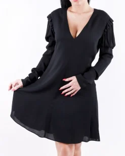 La Piscine Paris Robe en crêpe à manches fantaisies Alberta Ferretti*Femme Robes