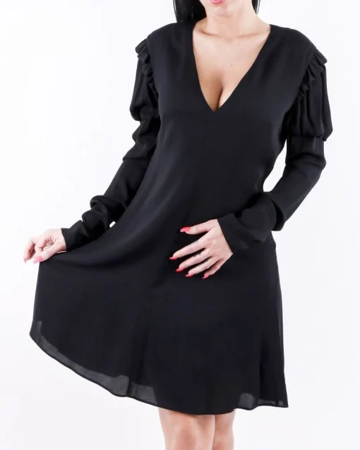 La Piscine Paris Robe en crêpe à manches fantaisies Alberta Ferretti*Femme Robes