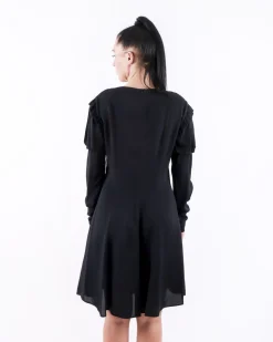 La Piscine Paris Robe en crêpe à manches fantaisies Alberta Ferretti*Femme Robes