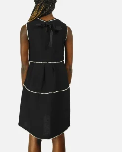 La Piscine Paris Robe en crêpe texturé à perle nacré Edward Achour*Femme Robes