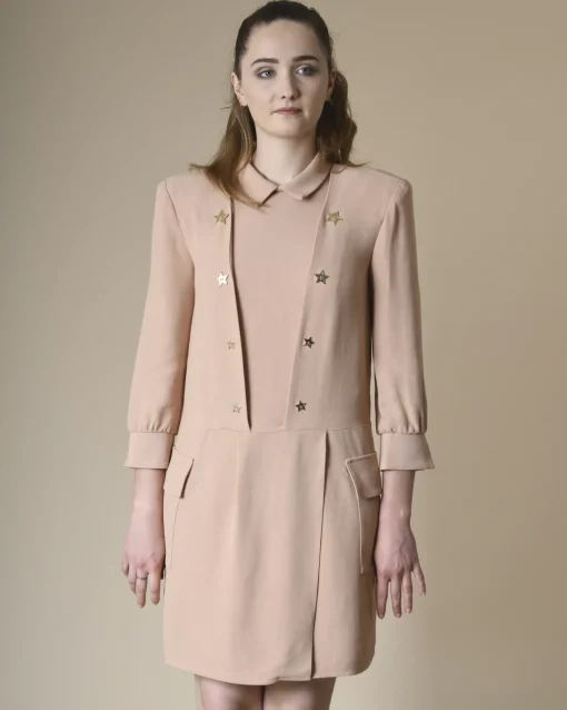 La Piscine Paris Robe en crêpes à broderie étoile Elisabetta Franchi*Femme Robes