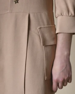 La Piscine Paris Robe en crêpes à broderie étoile Elisabetta Franchi*Femme Robes
