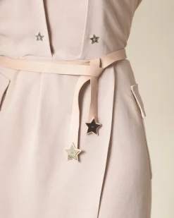 La Piscine Paris Robe en crêpes à broderie étoile Elisabetta Franchi*Femme Robes