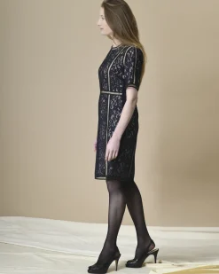 La Piscine Paris Robe en dentelle marine Edward Achour*Femme Robes