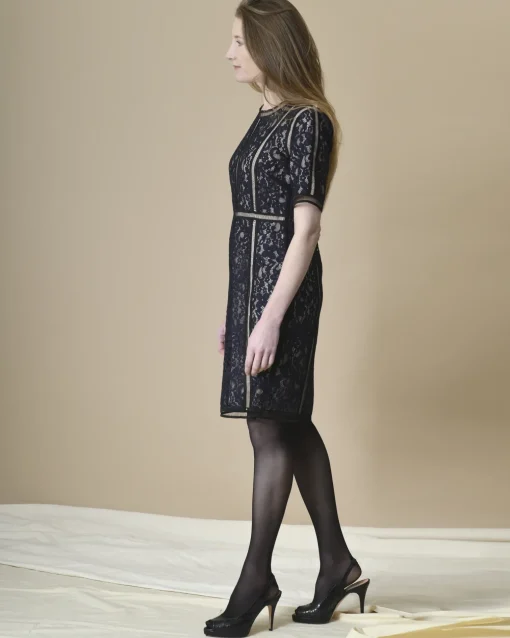 La Piscine Paris Robe en dentelle marine Edward Achour*Femme Robes