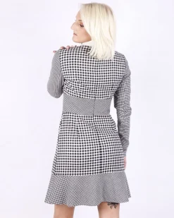 La Piscine Paris Robe en laine bicolore à carreaux Red Valentino*Femme Robes