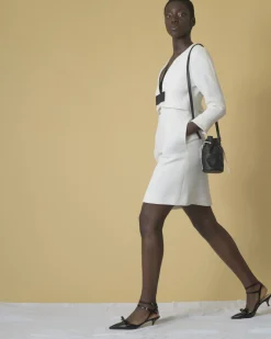 La Piscine Paris Robe en laine mélangée à empiècement Edward Achour*Femme Robes