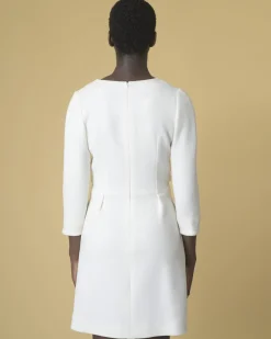 La Piscine Paris Robe en laine mélangée à empiècement Edward Achour*Femme Robes