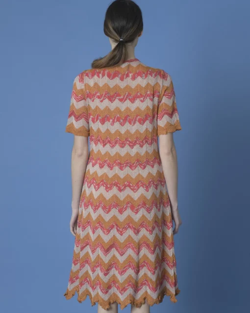 La Piscine Paris Robe en maille tricolore Missoni*Femme Robes