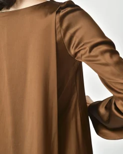 La Piscine Paris Robe en satin à empiècement Malloni*Femme Robes