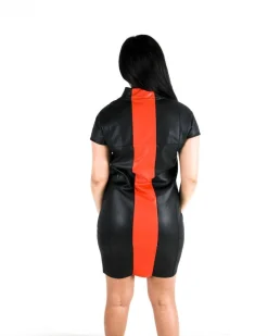La Piscine Paris Robe en simili et orange Jijil*Femme Robes
