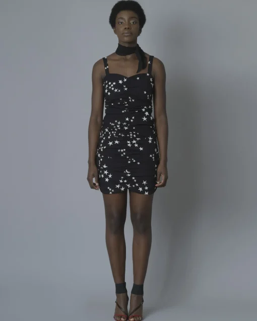 La Piscine Paris Robe en soie à imprimé P.A.R.O.S.H*Femme Robes
