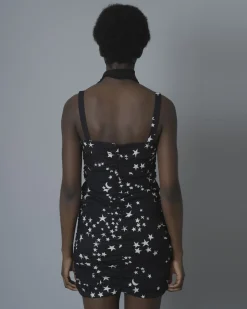 La Piscine Paris Robe en soie à imprimé P.A.R.O.S.H*Femme Robes