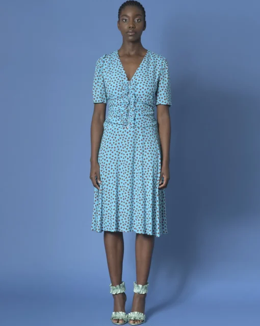La Piscine Paris Robe en soie imprimée P.A.R.O.S.H*Femme Robes