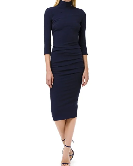 La Piscine Paris Robe en tissu bi élastique froncé Elisabetta Franchi*Femme Robes