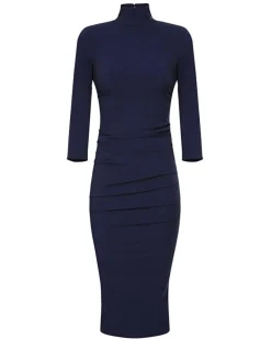 La Piscine Paris Robe en tissu bi élastique froncé Elisabetta Franchi*Femme Robes