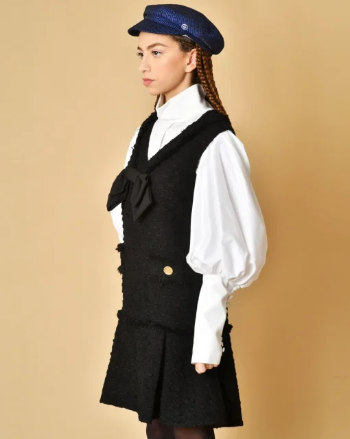 La Piscine Paris Robe en tweed à noeud Edward Achour*Femme Robes