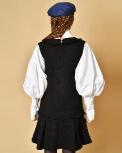 La Piscine Paris Robe en tweed à noeud Edward Achour*Femme Robes
