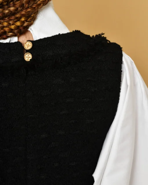 La Piscine Paris Robe en tweed à noeud Edward Achour*Femme Robes