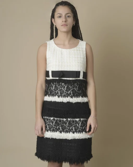 La Piscine Paris Robe en tweed sans manches Edward Achour*Femme Robes