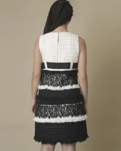La Piscine Paris Robe en tweed sans manches Edward Achour*Femme Robes