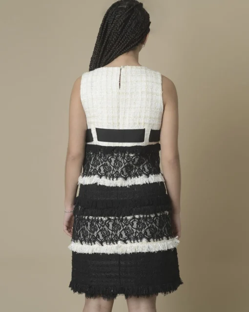 La Piscine Paris Robe en tweed sans manches Edward Achour*Femme Robes