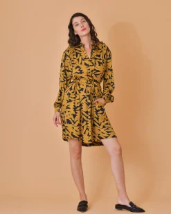 La Piscine Paris Robe en viscose à imprimé abstrait Chloé Stora*Femme Robes