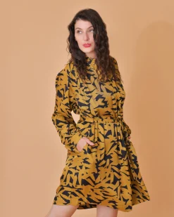 La Piscine Paris Robe en viscose à imprimé abstrait Chloé Stora*Femme Robes