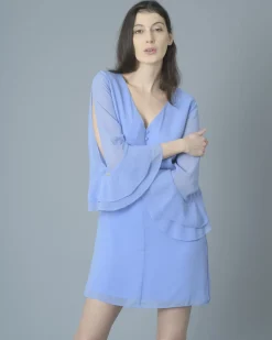 La Piscine Paris Robe en voile à manches bouffantes Nenette*Femme Robes