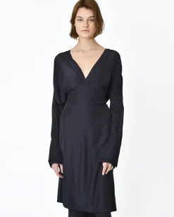 La Piscine Paris Robe faux portefeuille marine foncé Lanvin*Femme Robes