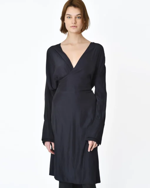 La Piscine Paris Robe faux portefeuille marine foncé Lanvin*Femme Robes
