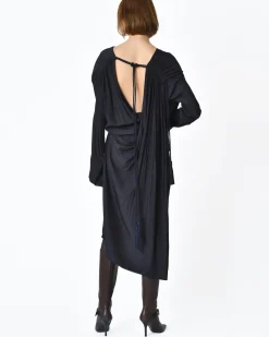 La Piscine Paris Robe faux portefeuille marine foncé Lanvin*Femme Robes