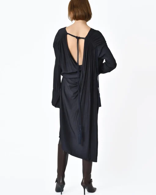 La Piscine Paris Robe faux portefeuille marine foncé Lanvin*Femme Robes