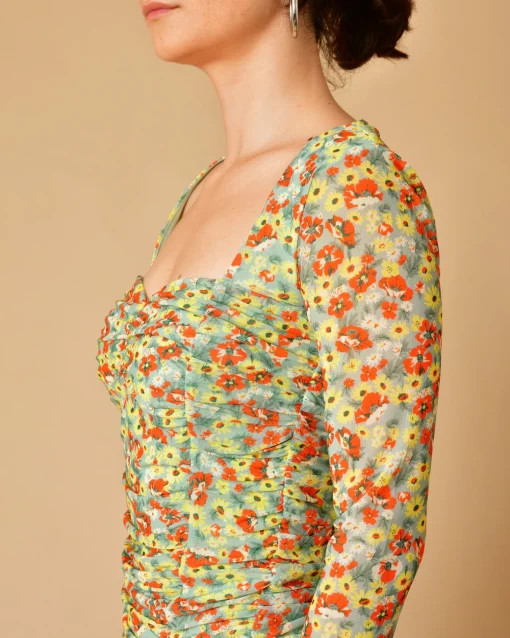 La Piscine Paris Robe fleuri Ganni*Femme Robes