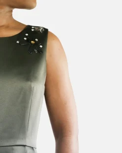 La Piscine Paris Robe inscruté de strass Isabelle Blanche*Femme Robes