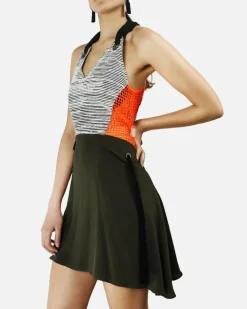 La Piscine Paris Robe multi-textures à oeillets Damir Doma*Femme Robes