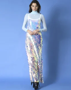 La Piscine Paris Robe longue à sequins Maesta*Femme Robes