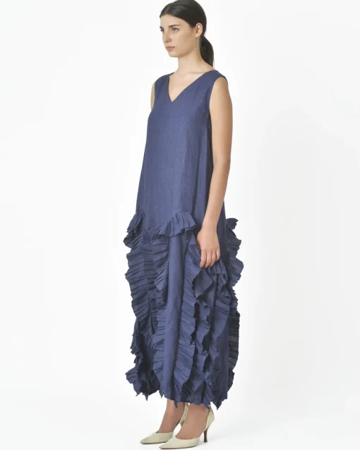 La Piscine Paris Robe longue à volants Stefano Mortari*Femme Robes