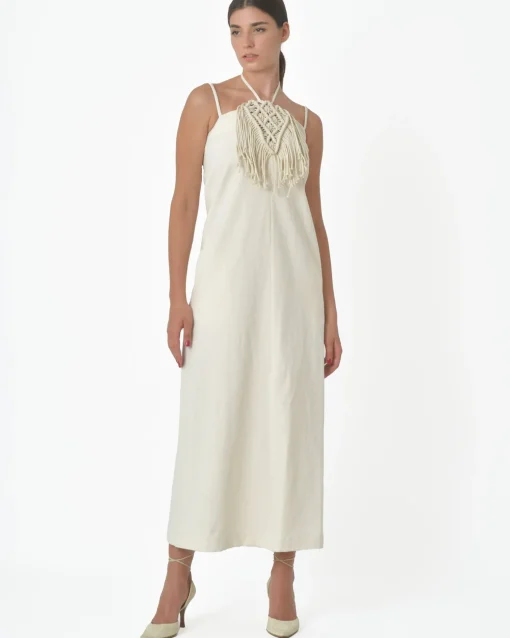 La Piscine Paris Robe longue Hippie en coton Tela*Femme Robes