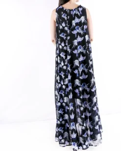 La Piscine Paris Robe longue e à motifs fleurs du paradis Isabelle Blanche*Femme Robes