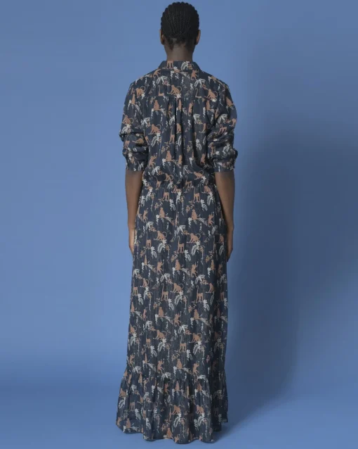 La Piscine Paris Robe maxi à imprimés SVNTY*Femme Robes