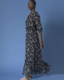 La Piscine Paris Robe maxi à imprimés SVNTY*Femme Robes