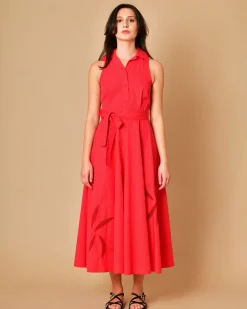 La Piscine Paris Robe midi à empiècements florales Beatrice B*Femme Robes
