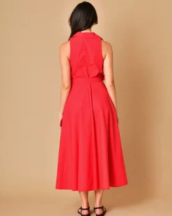 La Piscine Paris Robe midi à empiècements florales Beatrice B*Femme Robes