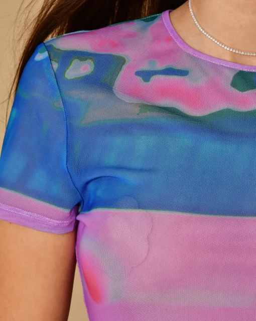 La Piscine Paris Robe midi à imprimé graphique Miaou*Femme Robes