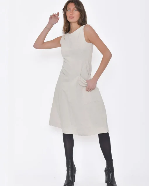 La Piscine Paris Robe mi-longue Lin Stefano Mortari*Femme Robes