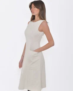 La Piscine Paris Robe mi-longue Lin Stefano Mortari*Femme Robes