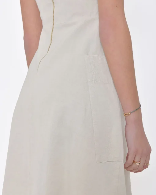 La Piscine Paris Robe mi-longue Lin Stefano Mortari*Femme Robes