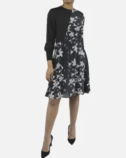 La Piscine Paris Robe e à fleurs en soie Isabelle Blanche*Femme Robes